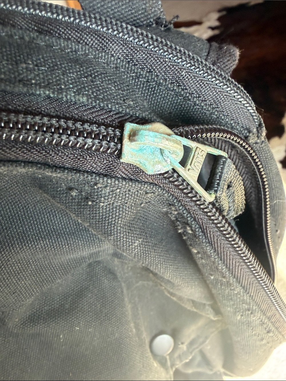 Vans Black Canvas Utility Backpack - Picture 3 of 4
